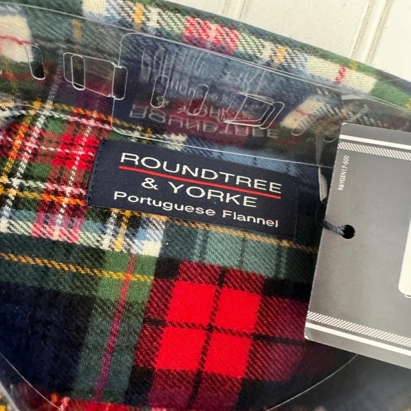 NEW Roundtree & Yorke Portuguese Flannel Medium - Picture 4 of 6